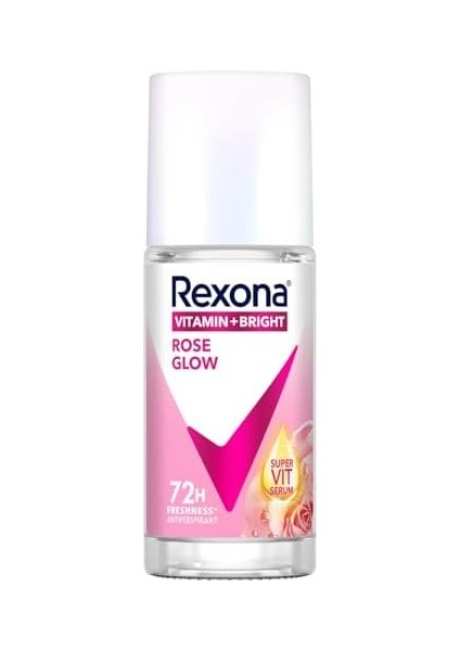 Rexona Vitamin Bright Kadın Roll On Deodorant Rose Glow 45 ml