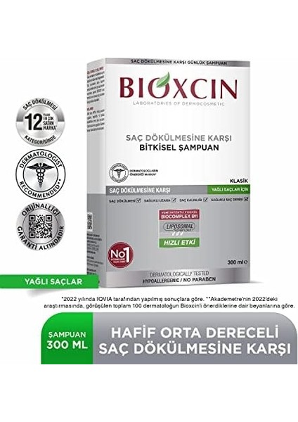 Bioxcin Genesis Yağlı Saçlar Için Şampuan (1 x 300 Ml) fiyatları