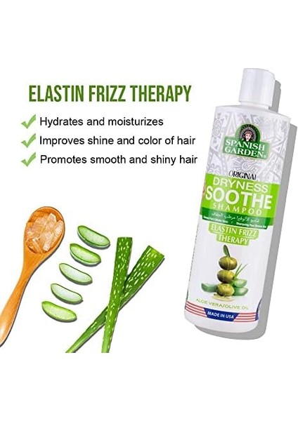 Spanish Garden Organik Kuru Saçlar Için Nemlendırıcı Şampuanı 450 ml