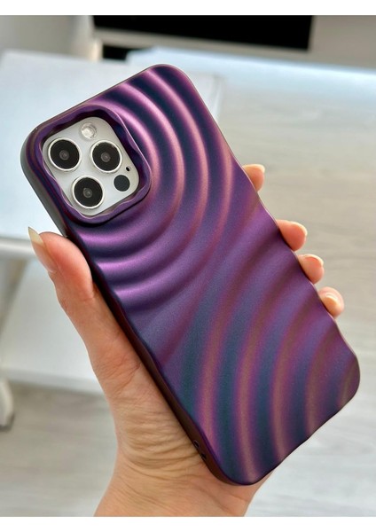 Aksesuar Iphone 12 ve 12 Pro ile Uyumlu 3D Kabartma Mat Silikon Kılıf