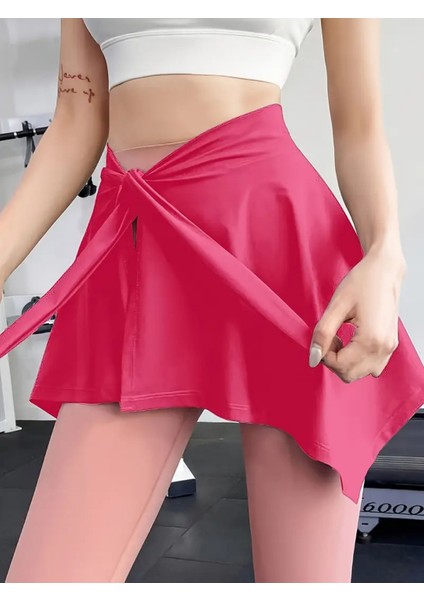 Pratik Bağlanır Etek-Plaj Etek-Fitness Etek-Gym Etek-Koşu Etek-Paltes-Yoga Etek-Bağcıklı Ş