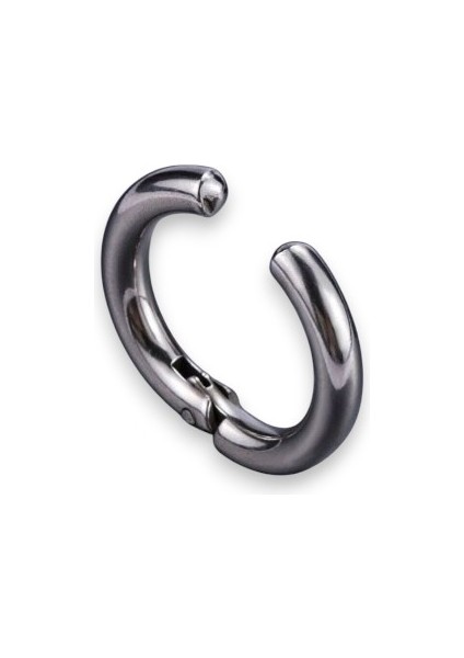 Deliksiz Sıkıştırmalı Çelik Erkek Fake Dudak Burun Kulak Kıkırdak Septum Halka Küpe Ear Cuff 1 Ad. indirimleri