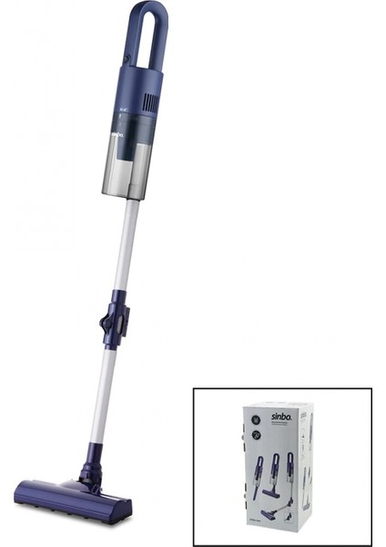 Dikey Elektrikli Süpürge Ergonomik Katlanabilir Boru 500W 90 Derece Dönebilen Başlık Pratik Hazne SVC-8629 (4887)