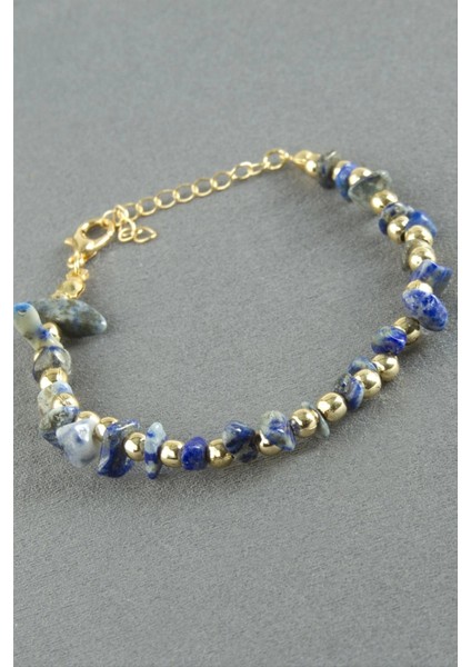 Lapis Kırık Doğaltaş Bileklik