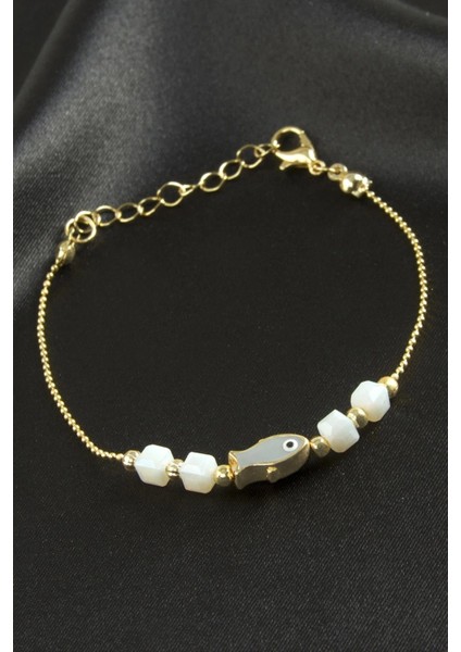 Balık Küp Kristal Bileklik