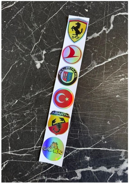 Hologramlı Etiket Araba Öncam Yazıları Hologramlı Yeni