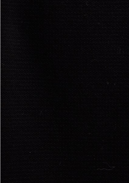 Siyah Örme Interlok Pantolon 0010489-900
