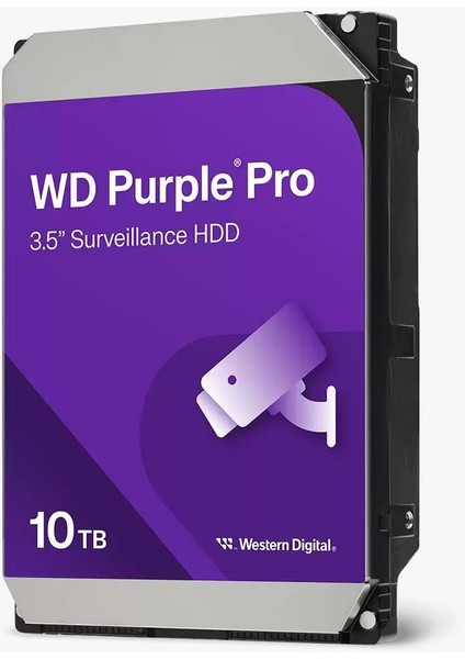 Purple Pro 10TB 7200RPM 256MB Sata3 6gbit/sn WD102PURP 7/24 HDD