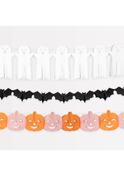 - Tissue Halloween Garlands - Cadılan Bayramı Asılan Süs