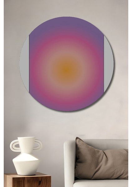 Akrep Burcu Soyut Sanat Ahşap Mdf Dekoratif Ev/işyeri Duvar Tablo Yuvarlak Ev/işyeri Duvar Tablo