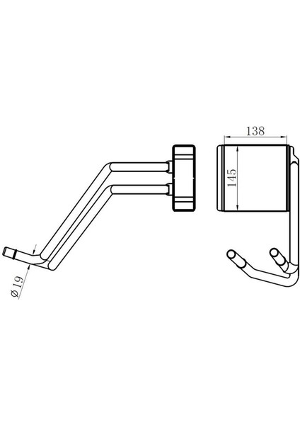 Mtxdpn Kalorifer Brazing Ford Tourneo Custom-Transit Custom-Transit Kalorifer