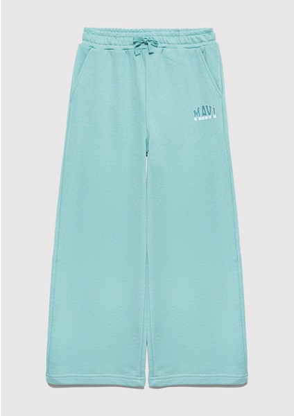 Mavi Logo Baskılı Yeşil Eşofman Altı 7010038-71748