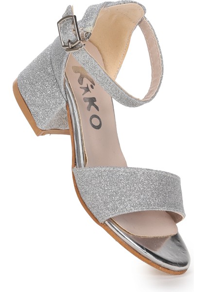 Alexa Günlük Kız Çocuk 4 cm Topuklu Sandalet Abiye Ayakkabı