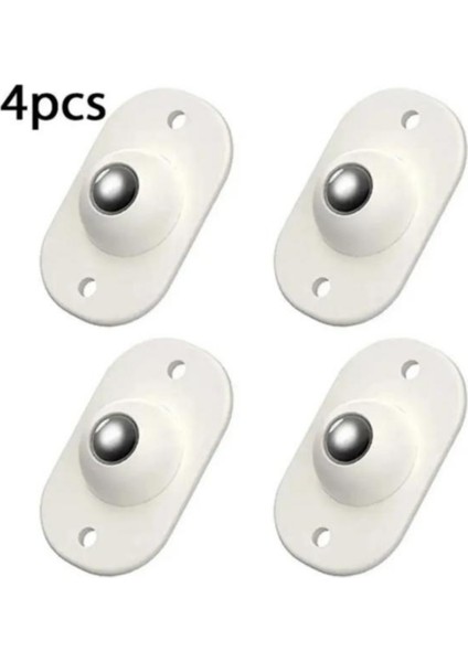 4'lü Eşya Kaydırma Taşıma Bilyesi -Mobilya - Pc - Beyaz Eşya