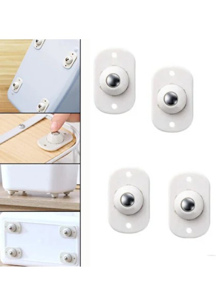 4'lü Eşya Kaydırma Taşıma Bilyesi -Mobilya - Pc - Beyaz Eşya modelleri