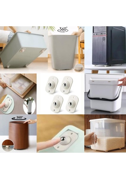 4'lü Eşya Kaydırma Taşıma Bilyesi -Mobilya - Pc - Beyaz Eşya fırsatları