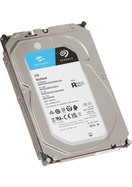 Skyhawk 2tb 5900RPM 256MB Sata3 ST2000VX017 7/24 HDD