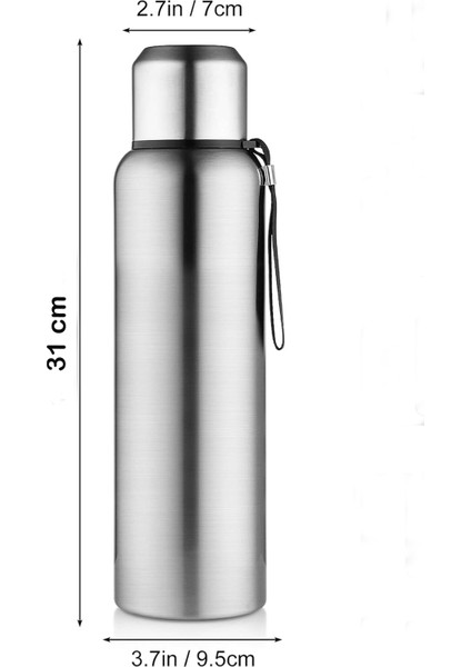 Paslanmaz Çelik Termos (1500 Ml) Kişiye Özel