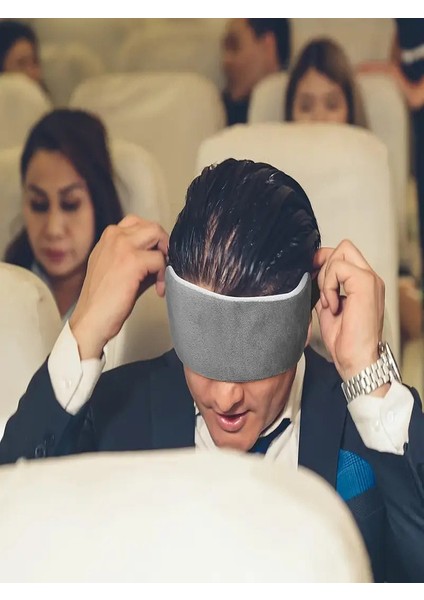 Seyahat Kafa Bandı – Uçak, Otobüs ve Araba Yolculukları Için Rahat Uyku Desteği – Ayarlanabilir Elastik Kayışlı fiyatları