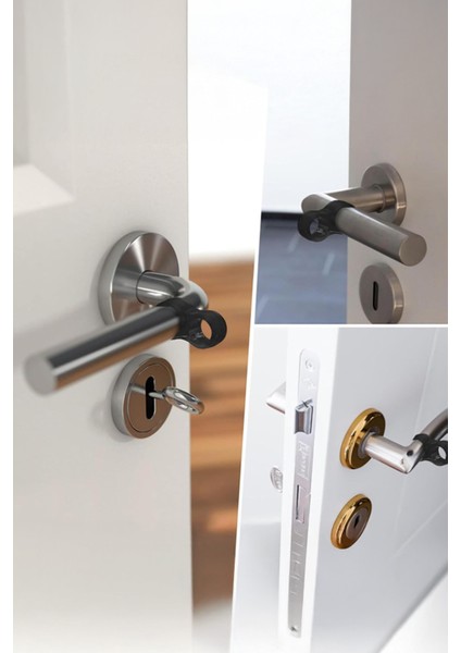 Silikon Kapı Kolu Stoper 4’lü Paket – Duvar Çatlağı ve Gürültüye Son modelleri