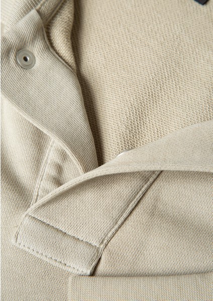 Bej Polo Sweatshirt 0S10323-70146