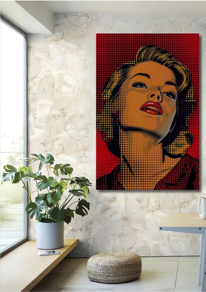 Pop Art Marilyn Monroe Dekoratif Ahşap Mdf Ev/işyeri Duvar Tablo Dikdörtgen Ev/işyeri Duvar Tablo
