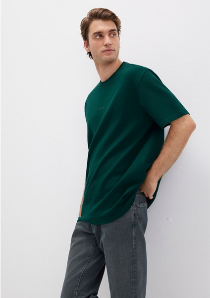 Mavi Logo Baskılı Yeşil Tişört 0613250-71929