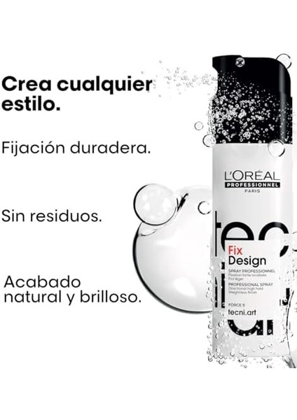 L'oréal Professionnel Paris Tecni Art Fix Design-Bölgesel Tutuculuk Spreyi 200ML