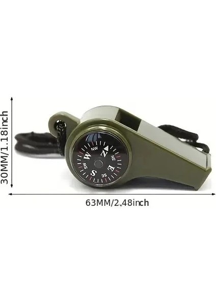 Pusulalı Termometreli Acil Durum Düdüğü ( 3 In 1) fiyatları