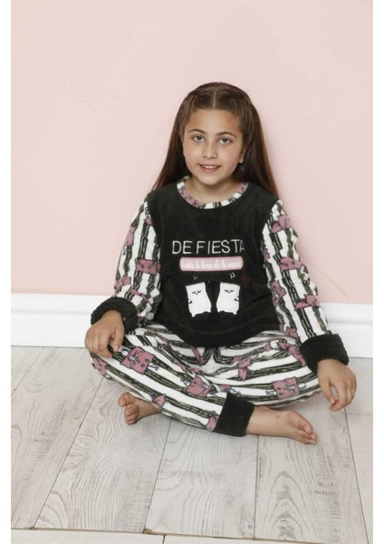 Modaserdem Akbeniz Welsoft Polar Çocuk Pijama Takımı 20243Y modelleri