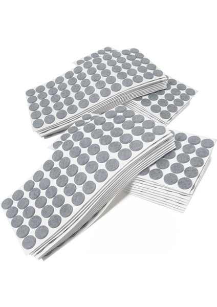 Yapışkanlı Mobilya Masa Sandalye Parke Zemin Ayak Koruyucu Kaydırmaz Keçesi 24 mm (66'lı Paket) fiyatları
