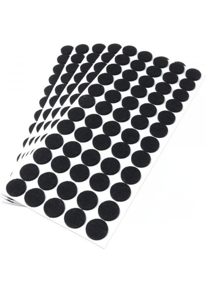 Sandalye Mobilya Ayak Pedi 20MM Kaydırmaz Keçe (144'LÜ) Yapışkanlı Parke Zemin Koruyucu - Siyah fırsatları