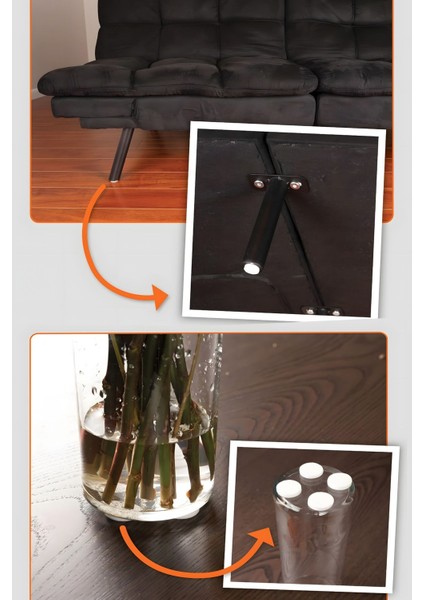 Yapışkanlı Mobilya Masa Sandalye Parke Zemin Ayak Koruyucu Kaydırmaz Keçesi 20 mm (96'lı Paket) fırsatları