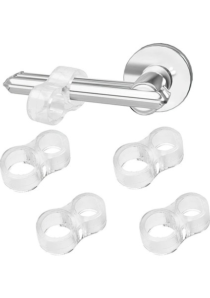 10 Adet Silikon Kapı Stoperi Tamponu Şeffaf Kapı Kolu Stopu Durdurucu Tutucu Sessiz Stop indirimleri