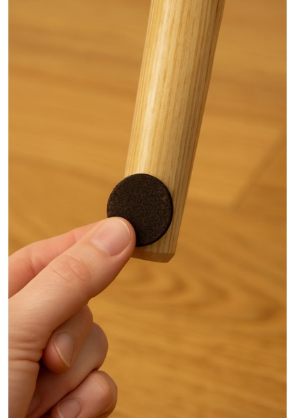 20 mm Kahverengi Yapışkanlı Mobilya Ayağı Keçesi Zemin Koruyucu Masa Sandalye Parke Pedi 190'LI fiyatları