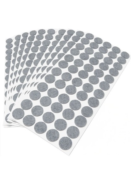 Yapışkanlı Mobilya Masa Sandalye Parke Zemin Ayak Koruyucu Kaydırmaz Keçesi 28 mm (56'lı Paket)