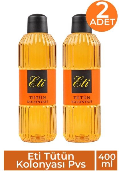 Asfstore Eti Tütün Kolonyası Pvs 400 ml 2 Adet