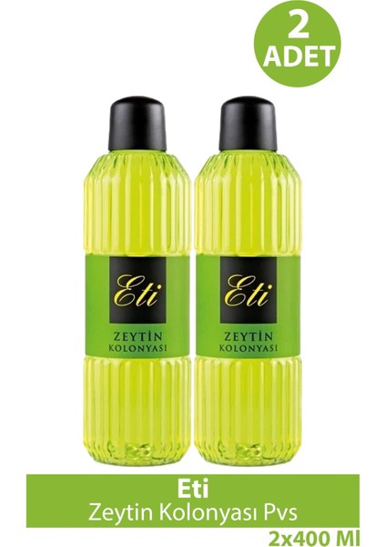 Eti Zeytin Kolonyası Pvs 400 ml 2 Adet