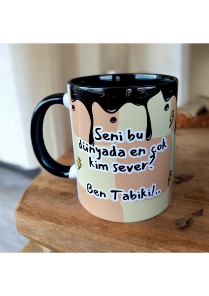 Seni Bu Dünyada En Çok Kim Sever Tasrım Doğum Günü Hediyesi Kupa Bardak fiyatları