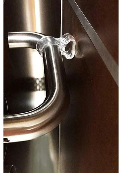 10 Adet Şeffaf Kapı Durdurucu Silikon Kapı Pencere Kolu Tutucu Kapı Kolu Tamponu fırsatları