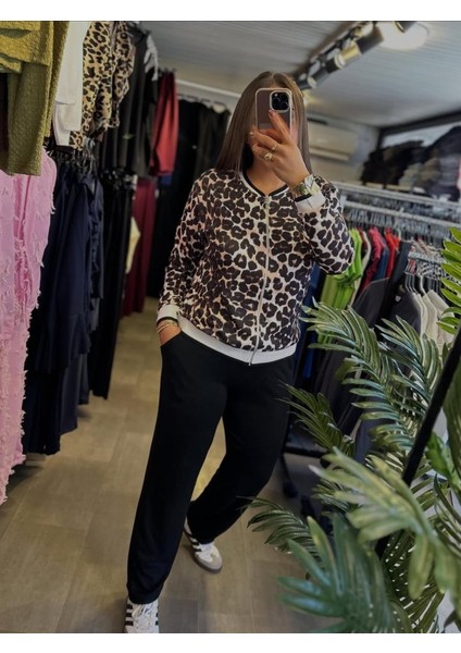 Kadın Uzun Kollu Lepoar Detay Modal Kumaş Ikili Takım