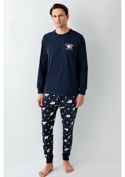Rolypoly 3718-S Erkek Uzun Kol Pijama Takım modelleri