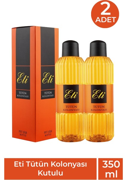 Eti Tütün Kolonyası 350 ml 2 Adet