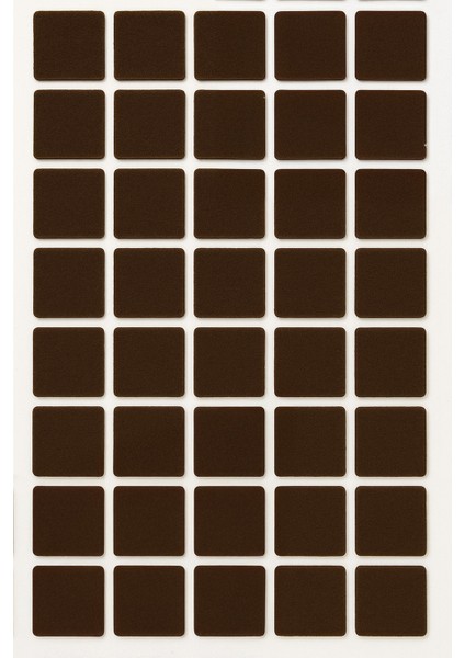 Yapışkanlı Mobilya Masa Sandalye Parke Zemin Ayak Koruyucu Kaydırmaz Keçesi 20 mm (100 Adet) fiyatları