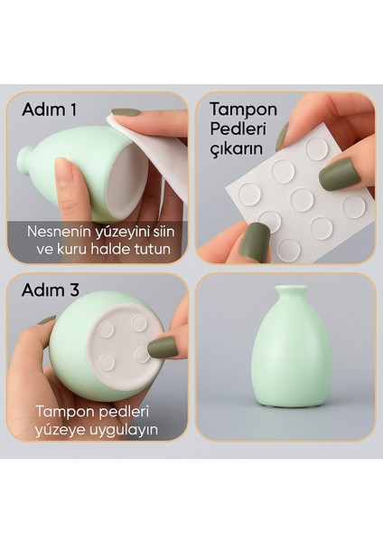 28’li 14MM Yapışkanlı Şeffaf Silikon Ses Stoperi Dolap Çekmece Tamponu Koruyucu fırsatları