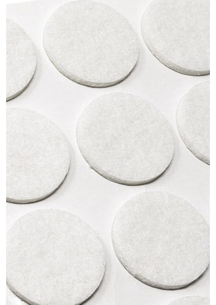 Yapışkanlı Sessiz Mobilya Masa Sandalye Parke Zemin Ayak Koruyucu Keçe Seti 20 mm (100'LÜ Paket) modelleri