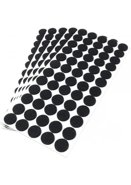 Yapışkanlı Mobilya Masa Sandalye Parke Zemin Ayak Koruyucu Kaydırmaz Keçesi 28 mm (56'lı Paket) fırsatları