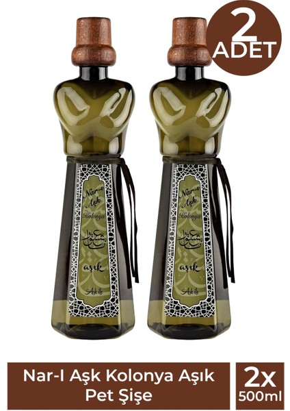 Asfstore Nar-I Aşk Kolonya Aşık 500 ml 2 Adet