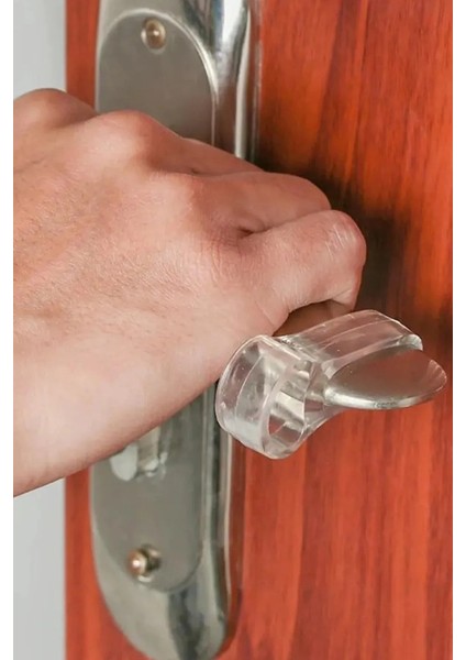 20 Adet Şeffaf Kapı Durdurucu Silikon Kapı Pencere Kolu Tutucu Kapı Kolu Tamponu indirimleri