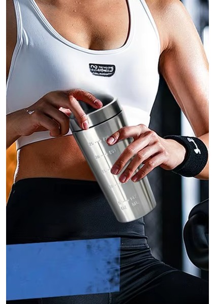 Çelik Shaker Sporcu Suluğu Protein Shaker ve Smoothie Matarası indirimleri